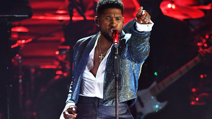 Usher insists he tries to stay 'cool' with his exes