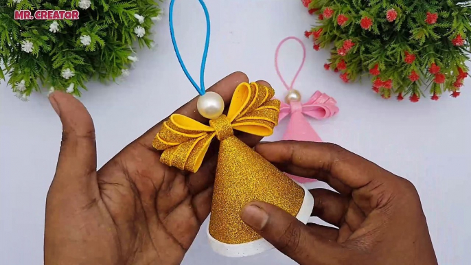 DIY Foamiran Christmas Angel Making Tutorial | Handmade Christmas Tree Ornaments | Christmas Crafts