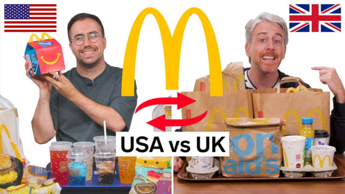 A Brit and an American tried each other's McDonald's