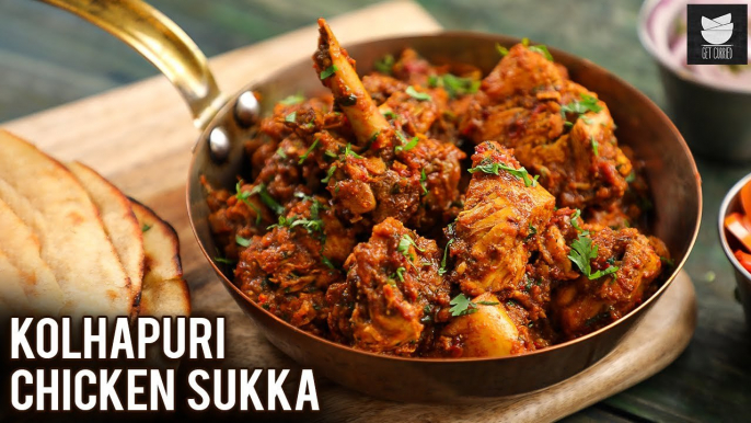 Kolhapuri Chicken Sukka | How to Make Kolhapuri Chicken Sukka | Chicken Recipe By Prateek Dhawan