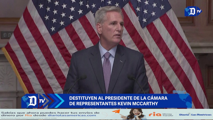 Destituyen al presidente de la Cámara de Representantes Kevin McCarthy | El Diario en 90 segundos