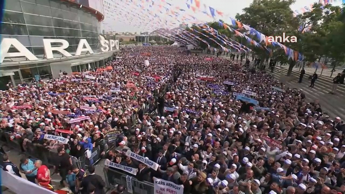 Erdoğan: "14 ve 28 Mayıs Seçimlerinde Olduğu Gibi 31 Mart'ta da Ak Parti ve Cumhur İttifakı Olarak İpi Yine Göğüslemeye Hazır Mıyız?"