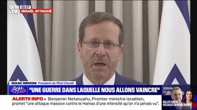 Attaque du Hamas: "À ma connaissance, il n'y avait jamais eu autant de juifs tués en une journée depuis l'Holocauste", affirme Isaac Herzog (président de l'État d'Israël)