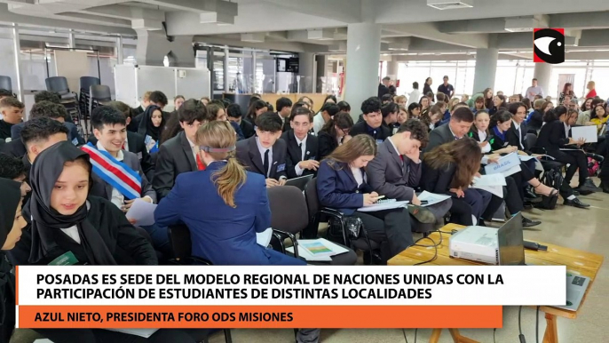 Posadas es sede del modelo Regional de Naciones Unidas con la participación de estudiantes de distintas localidades