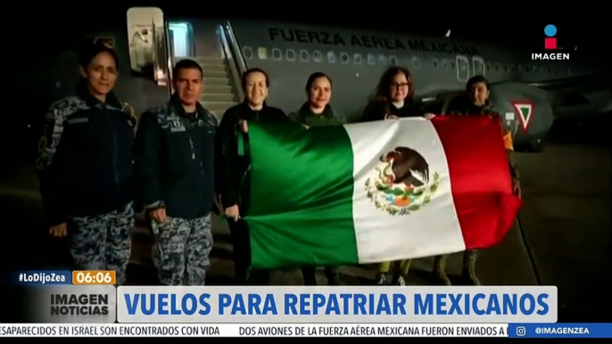 México envía dos vuelos a Israel para repatriar a connacionales