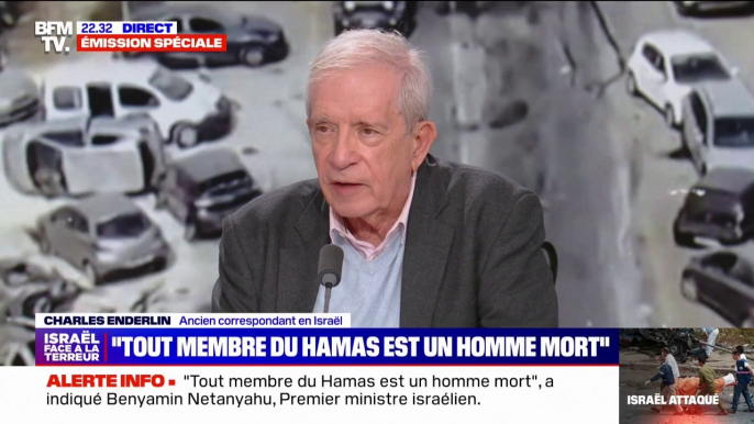 Charles Enderlin, ancien correspondant en Israël: "Mon petit-fils est infirmier et combattant dans une unité d'infanterie (...) mon fils lui, veut être mobilisé le plus possible pour rejoindre le terrain"