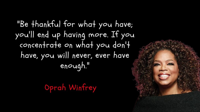 Unleashing the Power of Oprah Winfrey's Inspirational Quotes