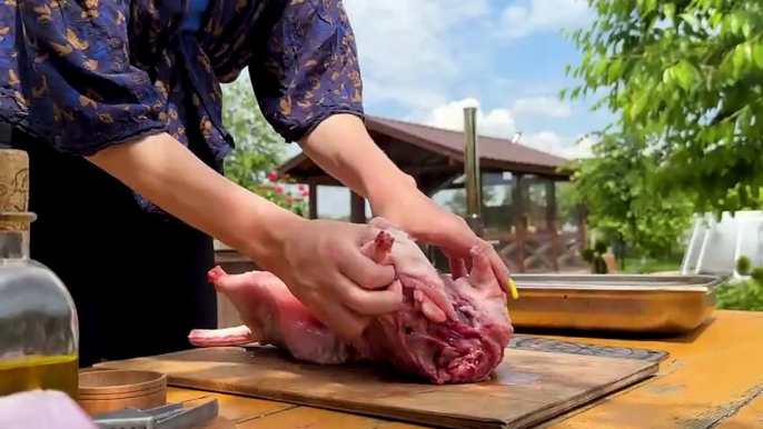 Cooking MuskRat In 2 Different Ways_ HUGE Rat but very tasty