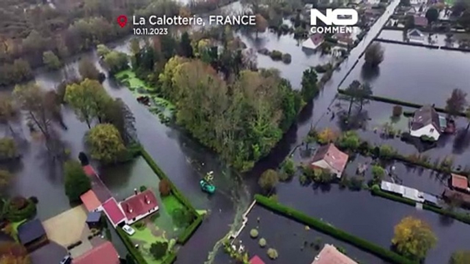 WATCH: Northern France on red alert for flooding after two days of heavy rains