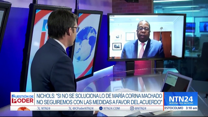 EE. UU. condiciona el fin de las sanciones en Venezuela al levantamiento de inhabilitaciones y la liberación de presos políticos- Brian Nichols en NTN24