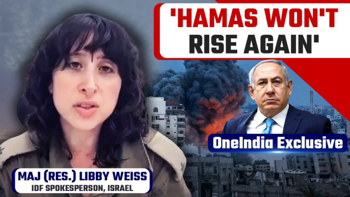 Israel-Palestine Conflict| Maj. Libby Weiss, IDF Spokesperson on the War Against Hamas| Oneindia