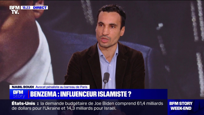 "Ce que reproche le ministre de l'Intérieur à Karim Benzema, ce n'est pas d'appartenir aux Frères musulmans mais d'être musulman tout court" selon Nabil Boudi, avocat pénaliste