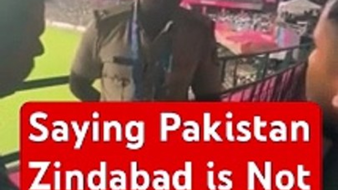 Pak vs Aus, Chanting Pakistan Zindabad is Not Allowed _ India _ Cricket World Cup _ The