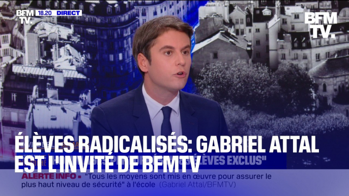 Élèves radicalisés et sécurité à l'école: Gabriel Attal est l'invité de BFMTV