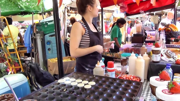 London Street Food Cooking Sweet Dutch Pancakes Quot Poffertjes Quot In Camera | London Street Food | Famous Street Food #food #streetfood #foodlover #foodies #asmr #tasty #spicy