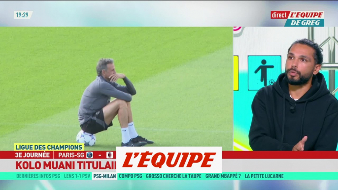 Kolo Muani titulaire - Foot - C1 - PSG