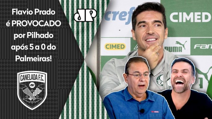 "VOCÊ TEM QUE APLAUDIR o Abel, Flavio Prado! O Palmeiras METEU 5 no São Paulo e..." Pilhado ALOPRA!