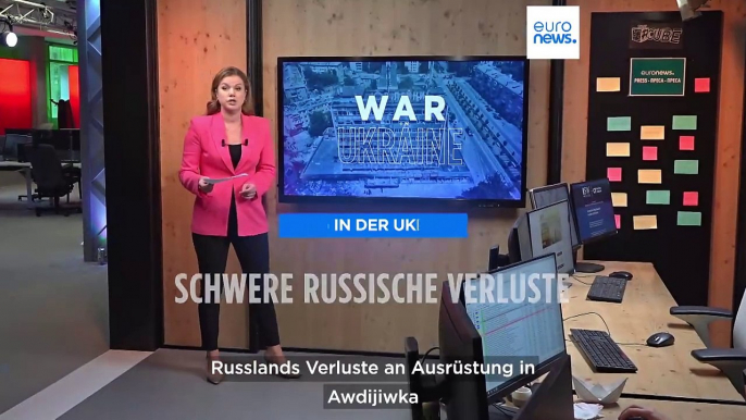 Krieg in der Ukraine: Wie schlimm sind Russlands Verluste bei Awdijiwka?