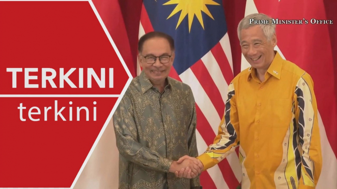 [TERKINI] Sidang media bersama Datuk Seri Anwar Ibrahim & Lee Hsien Loong