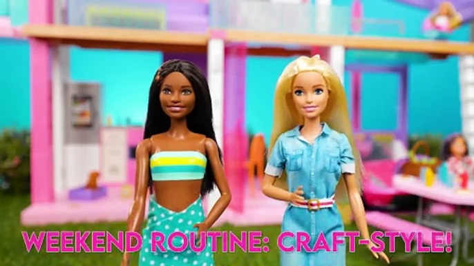 @Barbie - 10 AMAZING DIY BARBIE DOLL WEEKEND ROUTINE HACKS IDEAS - 5-Minute Crafts x Barbie