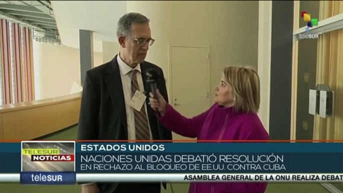 Naciones Unidas debate Resolución en rechazo al bloqueo de EE. UU. contra Cuba