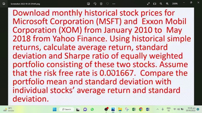 Two stock Portfolio | Creating a two-stock portfolio in Excel involves setting up a spreadsheet to track the performance of two different stocks over time. Here are the basic steps to create a simple stock portfolio in Excel: in urdu