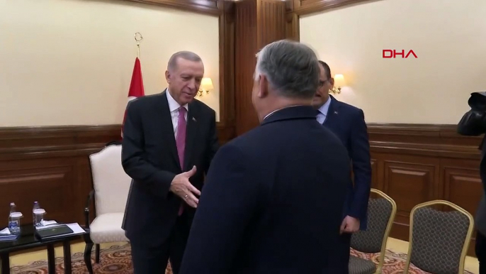 Cumhurbaşkanı Erdoğan, Macaristan Başbakanı Orban ile görüştü