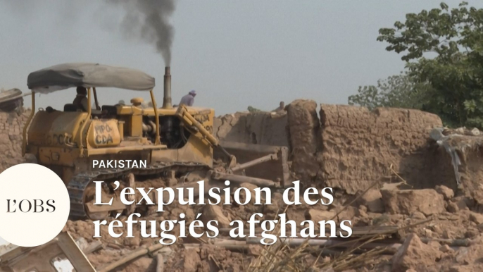 Le Pakistan démolit au bulldozer des maisons de réfugiés afghans