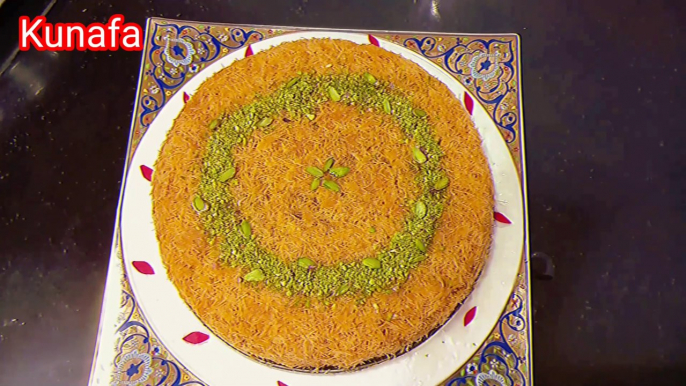 Perfect Kunafa Recipe Without Oven Without Pan | Vermicelli Kunafa | Creamy Kunafa recipe