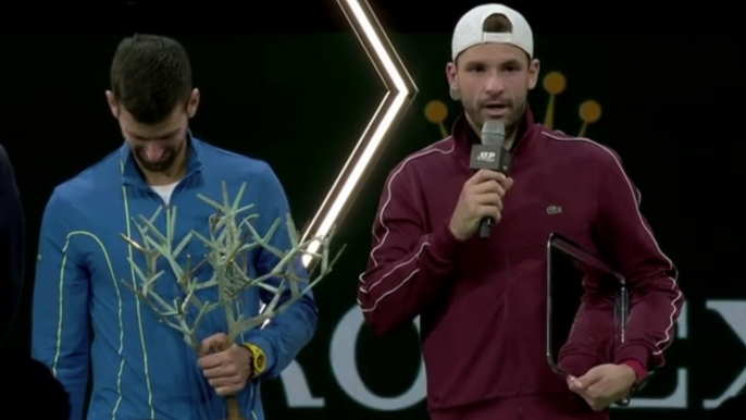 Rolex Paris Masters 2023 - Grigor Dimitrov : “I think I'm at a loss for words for Novak Djokovic”