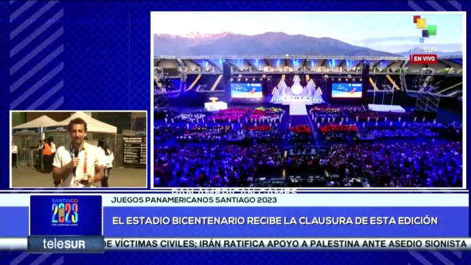 En Chile se realiza la clausura de los Juegos Panamericanos Santiago 2023