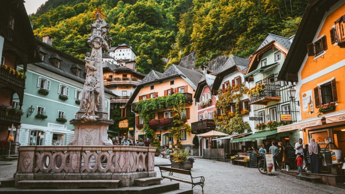 This Postcard-perfect Village in the Austrian Alps Has Charming Inns, Stunning Mountain Views, and the Oldest Salt Mine in the World