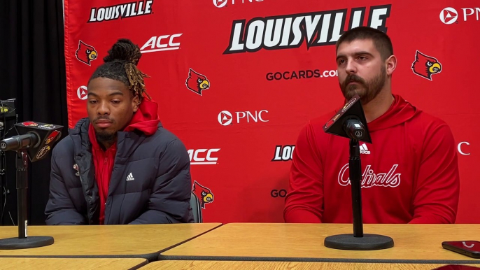 Louisville LB T.J. Quinn, OL Bryan Hudson Recap Kentucky, Preview Florida State (11/28/23)