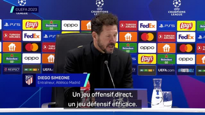 Atlético Madrid - Simeone content du match et de la qualif !