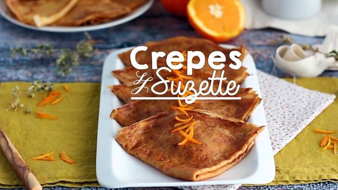 Crepes suzette, crepes de naranja