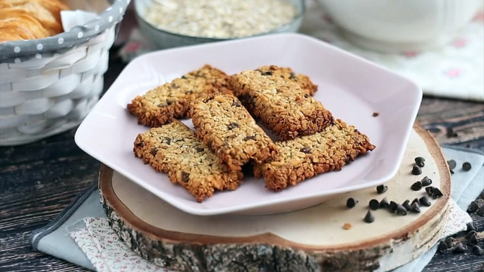 Easy cereal bars - 5 ingredients vegan bars