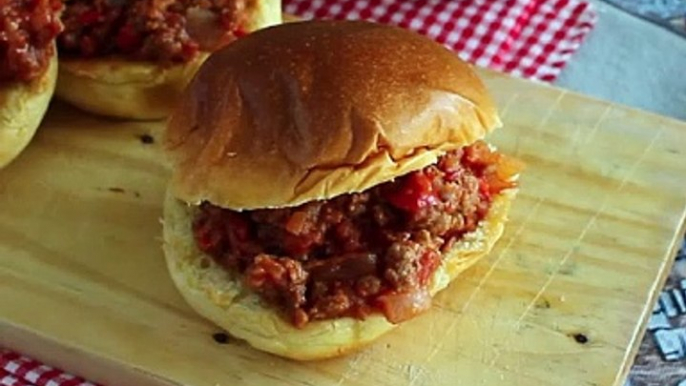 Hambúrguer estilo sloppy joes