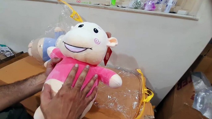 Unboxing and Review of Cute Animal Soft Plush Soft Toys Cow for Girls Kids Toy for Girlfriend, Baby Boy Girl, Toddlers, Kids Children Gift On Birthday