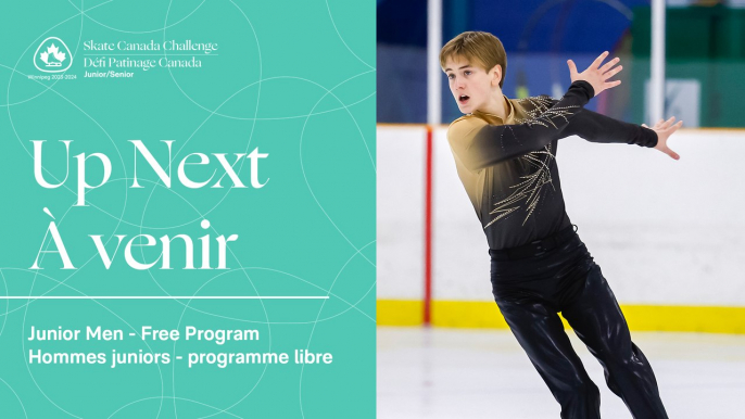 Junior Men Free / Hommes juniors - programme libre - Rink B - 2023-2024 Junior/Senior Skate Canada Challenge / Défi Patinage Canada