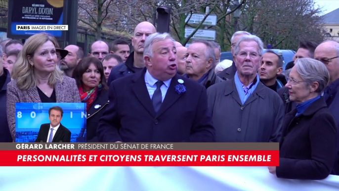 Gérard Larcher : «Il ne faudra pas simplement que ce soit une marche. Il faut qu’une marche conduise à une démarche»