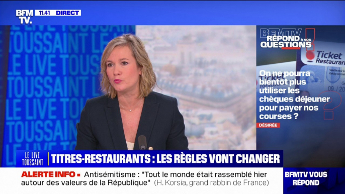 Pourra-t-on toujours payer nos courses avec nos chèques déjeuner à partir du 1er janvier 2024? BFMTV répond à vos questions