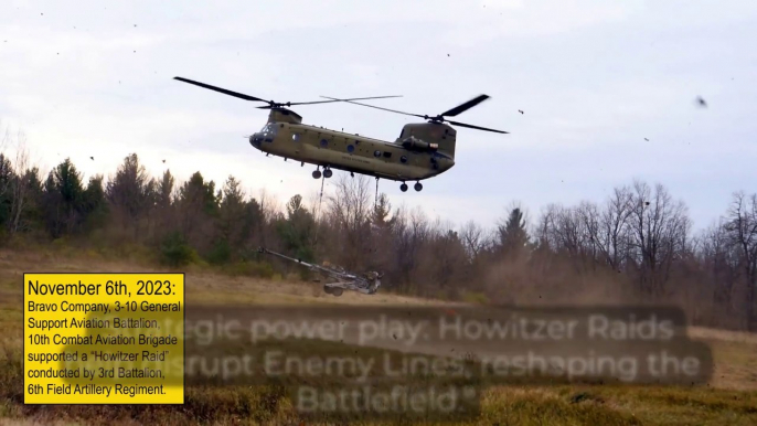 US Army • 10th Combat Aviation Brigade • Howitzer Raid