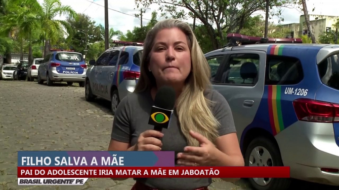 Filho salva a mãe: pai do adolescente iria matar a mãe em Jaboatão