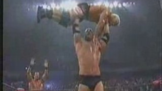 Goldberg gorilla presses Scott Steiner 6 times!!