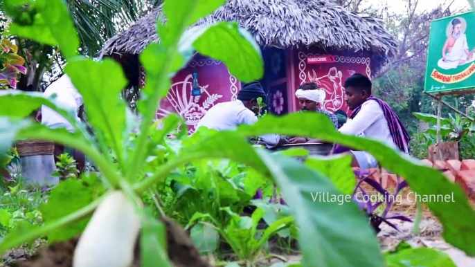 Mutton Gravy | Fish Fry | Boiled Egg | 3 Recipes Cooking by 1st Month YouTube Earning | Village Food