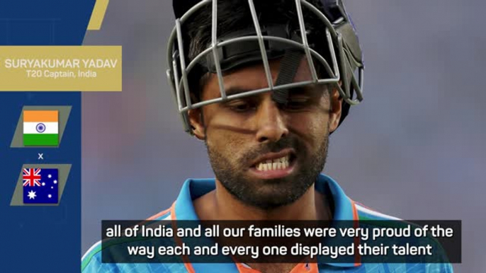 India proud of World Cup and Rohit despite final loss - Suryakumar Yadav