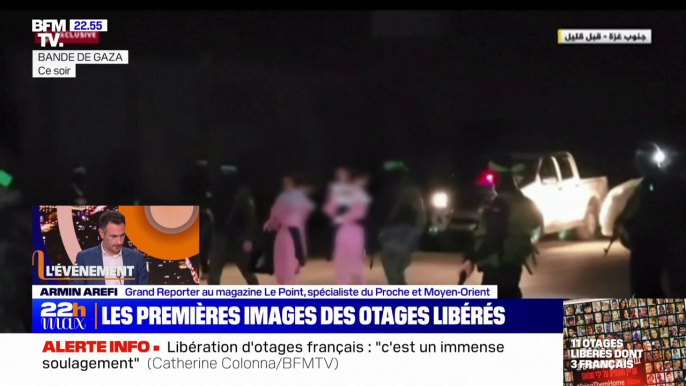 Les premières images des otages libérés ce lundi par le Hamas