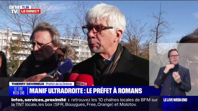 Manifestation d'ultradroite à Romans-sur-Isère: le préfet de la Drôme "condamne avec une grande force cet excès de violence"