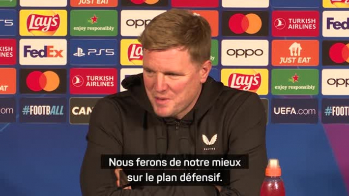 Newcastle - Howe : "Mbappé ? Nous ferons de notre mieux sur le plan défensif"