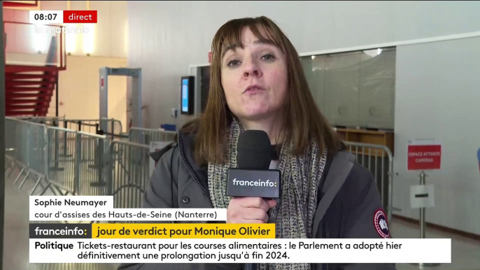 Après trois semaines de débats, le verdict est attendu aujourd'hui à Nanterre au procès de Monique Olivier, ex-épouse de Michel Fourniret, jugée pour complicité dans les enlèvements et meurtres - VIDEO